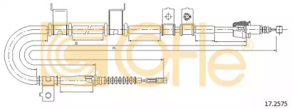 Трос COFLE 17.2575