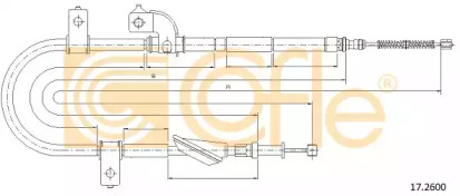 Трос COFLE 17.2600