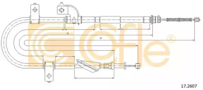Трос COFLE 17.2607