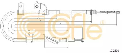 Трос COFLE 17.2608