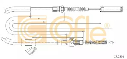 Трос COFLE 17.2801