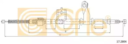 Трос COFLE 17.2804