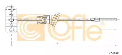 Трос COFLE 17.3510