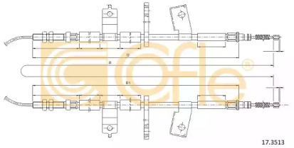 Трос COFLE 17.3513
