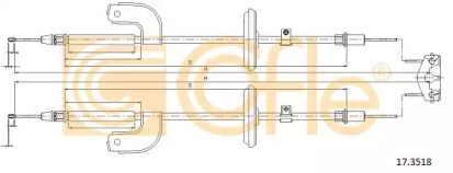 Трос COFLE 17.3518