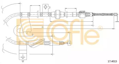 Трос COFLE 17.4015
