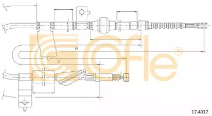 Трос COFLE 17.4017