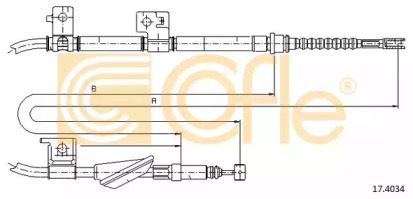 Трос COFLE 17.4034