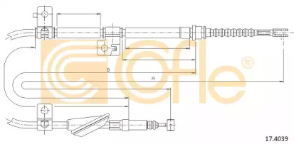Трос COFLE 17.4039