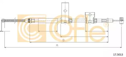 Трос COFLE 17.5013