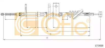 Трос COFLE 17.5020