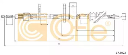 Трос COFLE 17.5022