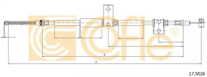 Трос COFLE 17.5026