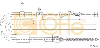 Трос COFLE 17.5031