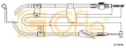 Трос COFLE 17.5036