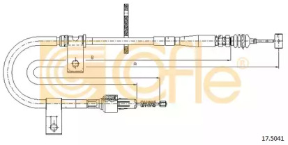 Трос COFLE 17.5041