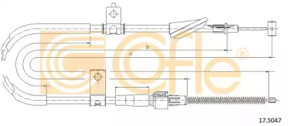 Трос COFLE 17.5047