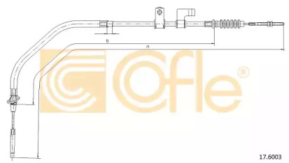 Трос COFLE 17.6003