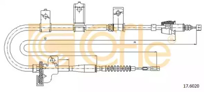 Трос COFLE 17.6020