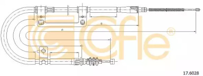 Трос COFLE 17.6028