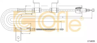 Трос COFLE 17.6035