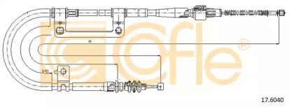 Трос COFLE 17.6040