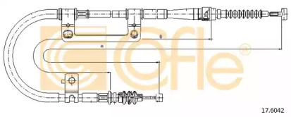 Трос COFLE 17.6042