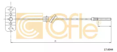 Трос COFLE 17.6044