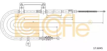 Трос COFLE 17.6045