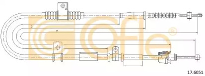 Трос COFLE 17.6051