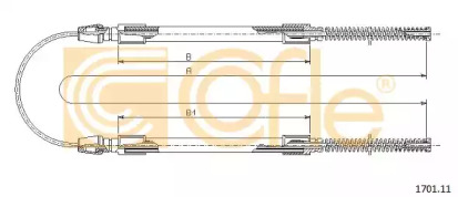 Трос COFLE 1701.11