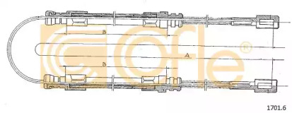 Трос COFLE 1701.6