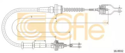 Трос COFLE 18.0032
