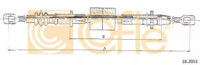 Трос COFLE 18.2053