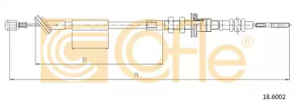 Трос COFLE 18.6002
