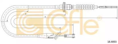 Трос COFLE 18.6003