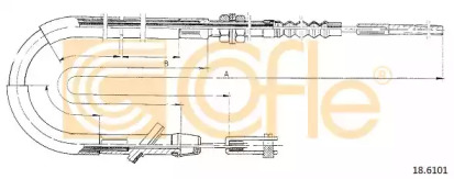 Трос COFLE 18.6101