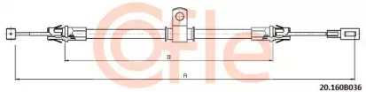 Трос COFLE 20.160B036