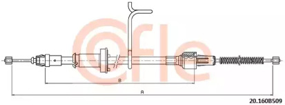 Трос COFLE 20.160B509