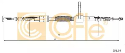 Трос COFLE 251.34