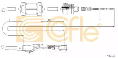 Трос COFLE 412.10