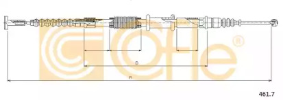 Трос COFLE 461.7