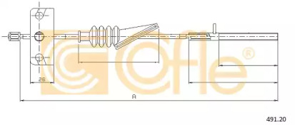 Трос COFLE 491.20