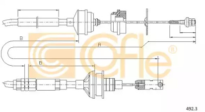 Трос COFLE 492.3