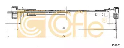 Вал COFLE S01104