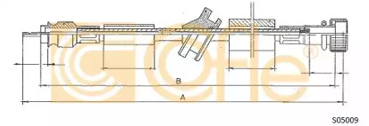 Вал COFLE S05009