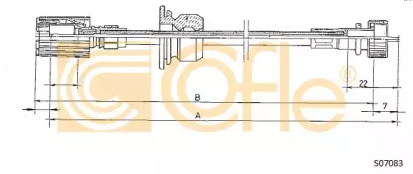 Вал COFLE S07083