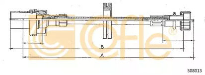 Вал COFLE S08013