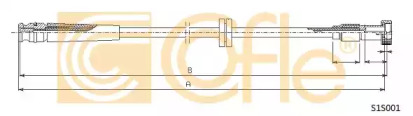 Тросик спидометра COFLE S1S001