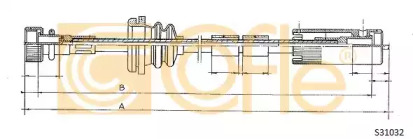 Вал COFLE S31032